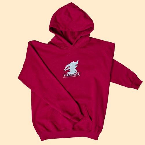 Firebirds Hoodie, Red Child Front
