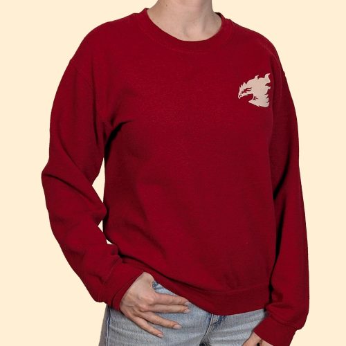 OG Firebirds Sweater -Red - Model Front